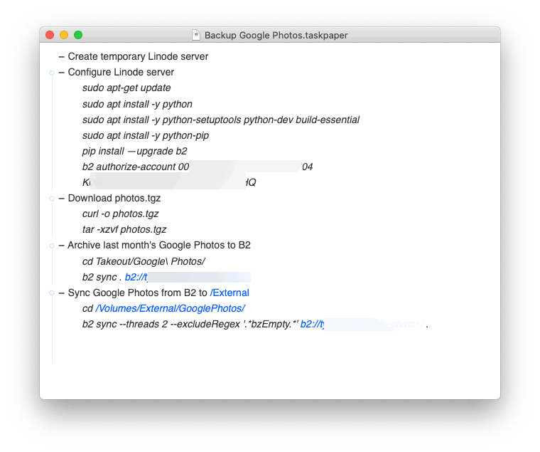 taskpaper vs folding text