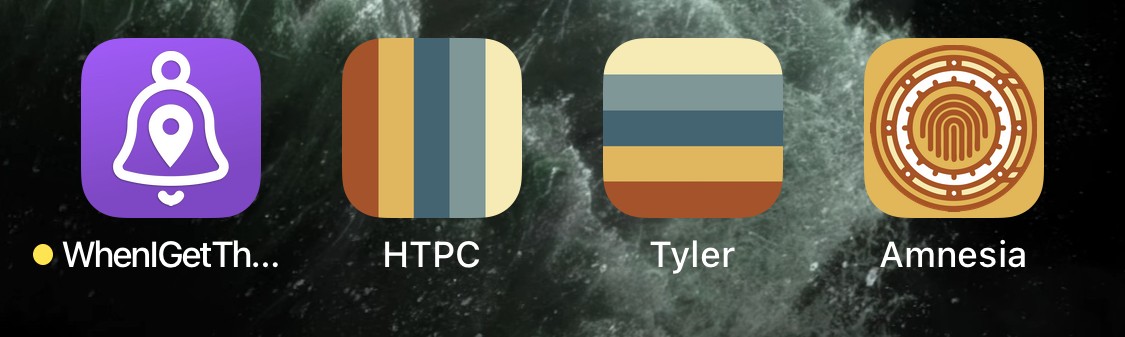 Two bespoke app icons