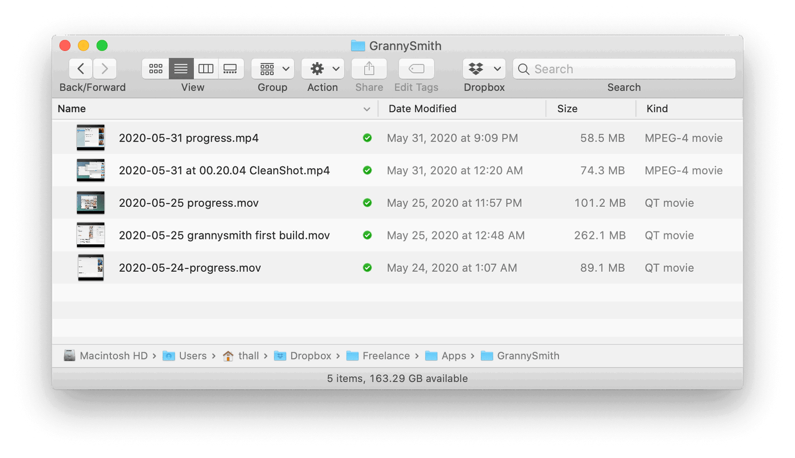 Finder screenshot